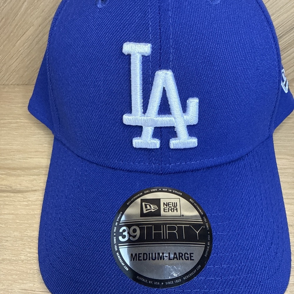Los Angeles Dodgers —39Thirty New Era Baseball Blue Hat Med-large Size Fitted - Picture 2 of 8